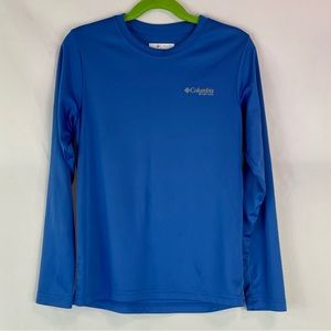 Boys Columbia UPF 50+ Long Sleeve Rashguard - size S (8)